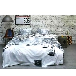 Cover's & Co 2 Piece Duvet Cover Set Twin - The Streets D/C Set Essenza Home
